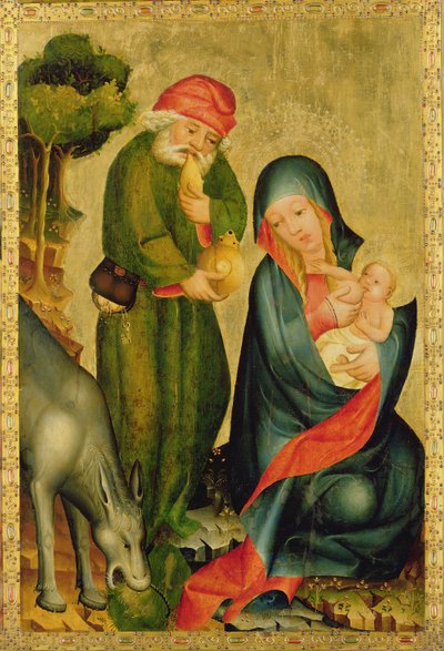 Rest on the Flight to Egypt (detail) by Master Bertram of Minden